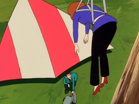 Screenshots from the 1972 TMS Entertainment cartoon Operation Jewel Snatch