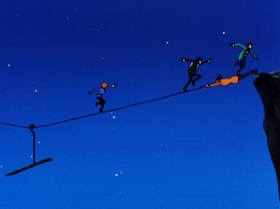 Screenshots from the 1972 TMS Entertainment cartoon Operation Jewel Snatch