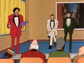 Screenshots from the 1972 TMS Entertainment cartoon Keep an Eye on the Beauty Contest