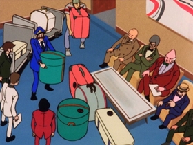 Screenshots from the 1972 TMS Entertainment cartoon Keep an Eye on the Beauty Contest