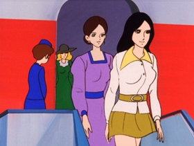 Screenshots from the 1972 TMS Entertainment cartoon Keep an Eye on the Beauty Contest