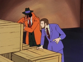 Screenshots from the 1972 TMS Entertainment cartoon Which of the Third Generation Will Win!