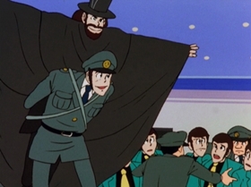 Screenshots from the 1972 TMS Entertainment cartoon Which of the Third Generation Will Win!