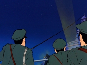 Screenshots from the 1972 TMS Entertainment cartoon Catch the Phony Lupin!