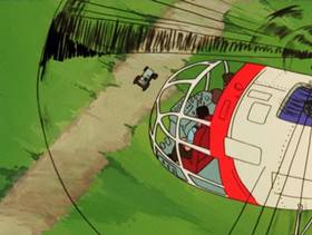 Screenshots from the 1972 TMS Entertainment cartoon Rescue the Tomboy!