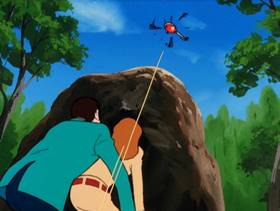 Screenshots from the 1972 TMS Entertainment cartoon Rescue the Tomboy!