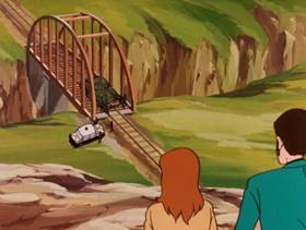 Screenshots from the 1972 TMS Entertainment cartoon Rescue the Tomboy!