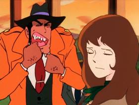 Screenshots from the 1972 TMS Entertainment cartoon Rescue the Tomboy!