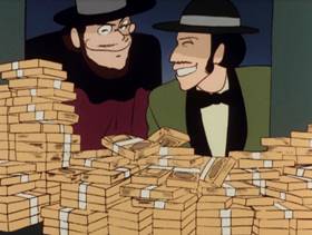 Screenshots from the 1972 TMS Entertainment cartoon Rescue the Tomboy!