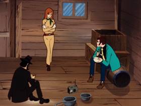 Screenshots from the 1972 TMS Entertainment cartoon Rescue the Tomboy!