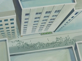 Screenshots from the 1972 TMS Entertainment cartoon The Great Gold Showdown!