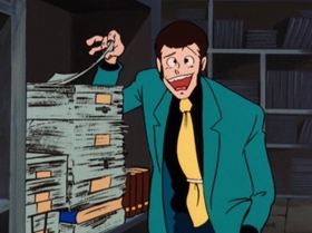 Screenshots from the 1972 TMS Entertainment cartoon The Great Gold Showdown!