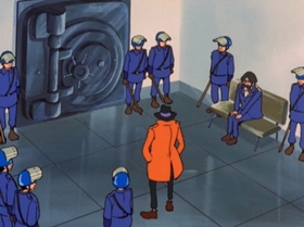 Screenshots from the 1972 TMS Entertainment cartoon The Great Gold Showdown!