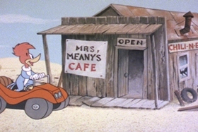 Screenshots from the 1972 Walter Lantz cartoon Chili Con Corny