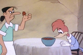 Screenshots from the 1972 Walter Lantz cartoon Chili Con Corny