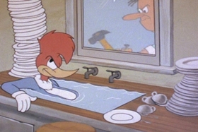 Screenshots from the 1972 Walter Lantz cartoon Chili Con Corny