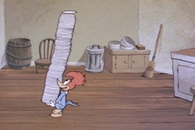 Screenshots from the 1972 Walter Lantz cartoon Chili Con Corny