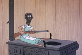 Screenshots from the 1972 Walter Lantz cartoon Chili Con Corny