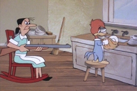 Screenshots from the 1972 Walter Lantz cartoon Chili Con Corny
