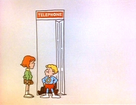 Screenshots from the 1973 Focus Design, Inc. cartoon My Hero, Zero