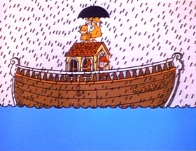 Screenshots from the 1973 Focus Design, Inc. cartoon Elementary, My Dear