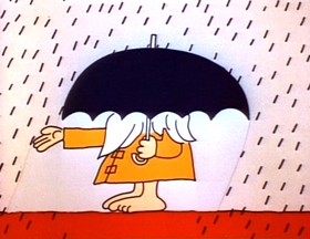 Screenshots from the 1973 Focus Design, Inc. cartoon Elementary, My Dear