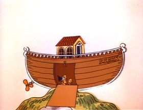 Screenshots from the 1973 Focus Design, Inc. cartoon Elementary, My Dear