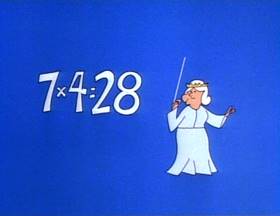 Screenshots from the 1973 Focus Design, Inc. cartoon The Four-Legged Zoo