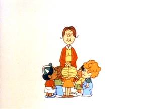 Screenshots from the 1973 Focus Design, Inc. cartoon The Four-Legged Zoo