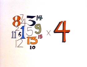 Screenshots from the 1973 Focus Design, Inc. cartoon The Four-Legged Zoo