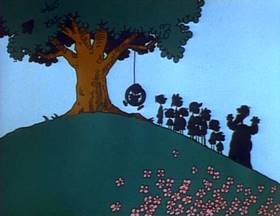 Screenshots from the 1973 Focus Design, Inc. cartoon Ready or Not, Here I Come