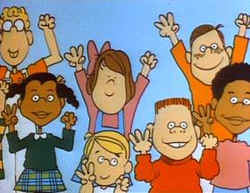 Screenshots from the 1973 Focus Design, Inc. cartoon Ready or Not, Here I Come