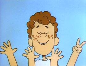 Screenshots from the 1973 Focus Design, Inc. cartoon Ready or Not, Here I Come