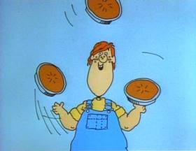 Screenshots from the 1973 Focus Design, Inc. cartoon Ready or Not, Here I Come