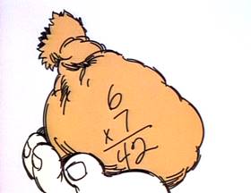 Screenshots from the 1973 Focus Design, Inc. cartoon I Got Six