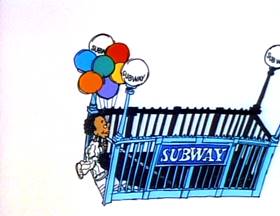 Screenshots from the 1973 Focus Design, Inc. cartoon I Got Six