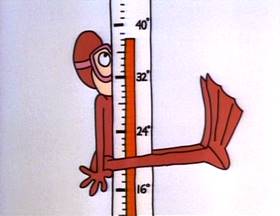 Screenshots from the 1973 Focus Design, Inc. cartoon Figure Eight