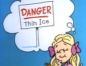 Screenshots from the 1973 Focus Design, Inc. cartoon Figure Eight