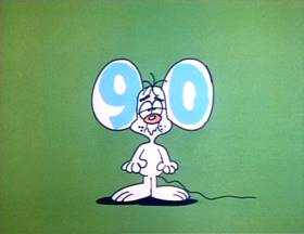 Screenshots from the 1973 Focus Design, Inc. cartoon Naughty Number Nine