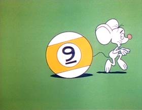 Screenshots from the 1973 Focus Design, Inc. cartoon Naughty Number Nine