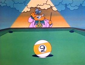 Screenshots from the 1973 Focus Design, Inc. cartoon Naughty Number Nine