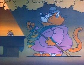 Screenshots from the 1973 Focus Design, Inc. cartoon Naughty Number Nine