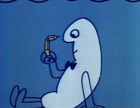 Screenshots from the 1973 Focus Design, Inc. cartoon The Good Eleven