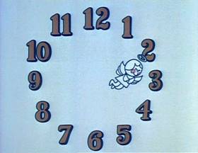 Screenshots from the 1973 Focus Design, Inc. cartoon The Good Eleven
