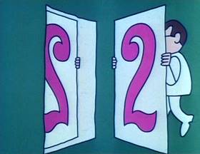 Screenshots from the 1973 Focus Design, Inc. cartoon The Good Eleven