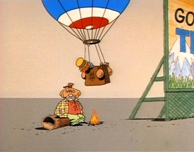 Screenshots from the 1973 Focus Design, Inc. cartoon Conjunction Junction