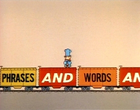 Screenshots from the 1973 Focus Design, Inc. cartoon Conjunction Junction