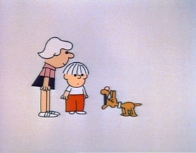 Screenshots from the 1973 Focus Design, Inc. cartoon A Noun Is A Person, Place Or Thing