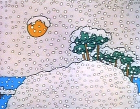 Screenshots from the 1973 Focus Design, Inc. cartoon A Noun Is A Person, Place Or Thing