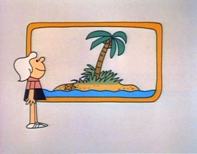 Screenshots from the 1973 Focus Design, Inc. cartoon A Noun Is A Person, Place Or Thing